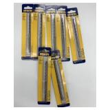 7 New Irwin 1/4" Rotary Percussion Drill Bits
