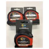 3 New OPM 3/4" x 16ft Measuring Tapes