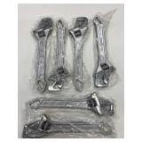 6 New Full Contact 10" Wrenches