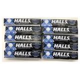 10 Packs Halls Extra Strong Menthol Lozenges