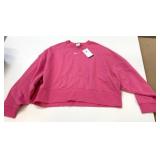 New Nike Pink Ladies Size L Crop Crew Shirt