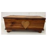 Handmade Small Cedar Chest 19.5" x 8" x 8"
