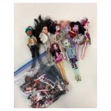 Lot of Monster High Dolls