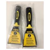 2 New Stanley 3" Stiff Blade Scrapers