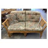 Rattan Love Seat 53" Wide