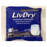 New LivDry Protective Underwear Size XXXL