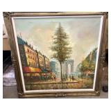 Oil Painting 43" x 43" Signed