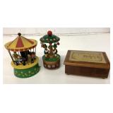 VTG Reuge Music Box, Merry Go Round + Other