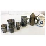 Beer Steins Plus Lot