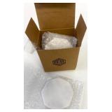 New 4 Pack White Marble Coaster