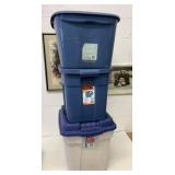 Rubbermaid & Type A Storage Totes w/Lids