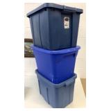 3 Sterilite & Rubbermaid Storage Totes