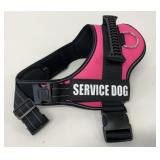New Size L Pink Service Dog Harness