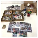 Nice Assorted Sports Lot - Cards, Pucks & Figures