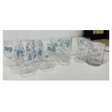 VTG Mid Century Modern Barware Assorted Glasses