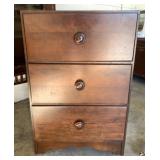 3 Drawer Dresser 33" x 22" x 10"