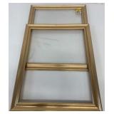 2 New Gold Frames 19" x 23"