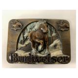 Budweiser Brass Belt Buckle