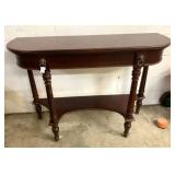 Dark Cherry Hall Table 46" x 34" x 15"