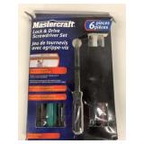 New Mastercraft Lock & Drive Screwdriver Set