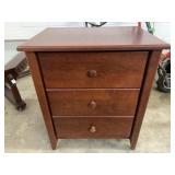 3 Drawer Night Stand 30" x 25" x 18"