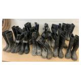 20 Assorted Steel Toe Rubber Boots Size 6-13