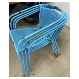 4 Metal Chairs *Need Sanding & Repainting
