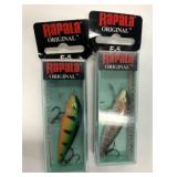 2 New Rapala Original F-5 Floating Lures