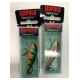 2 New Rapala Original F-5 Floating Lures