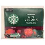 24 StarBucks Caffe Verona Dark Roast K-Cups