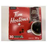 30 Tim Hortons Dark Roast K-Cup Coffee Pods