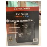 New Pelonis Fan Forced Heater & Fan