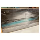 New 47" x 23" Canvas & Wood Frame Wall Print Water