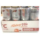 12x 355ml Celsius Fantasy Vibe 0 Sugar Drinks