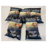 5x 150g Bags HardBite Rock Salt & Vinegar Chips