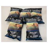 5x 150g Bags HardBite Rock Salt & Vinegar Chips