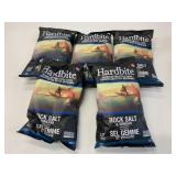 5x 150g Bags HardBite Rock Salt & Vinegar Chips