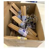 24 New Wooden Skirt Hangers