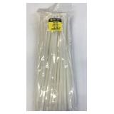 New PICO 100 14" 120lb White Cable Ties