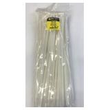 New PICO 100 14" 120lb White Cable Ties