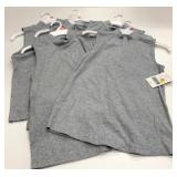 5 New Lyla Mock Neck Rib Tops Size S & M