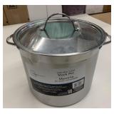 New Mainstays 12QT Stainless Stock Pot