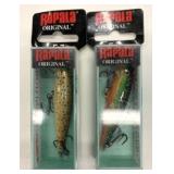 2 New Rapala Original F-7 Floating Lures