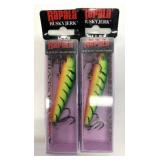 2 New Rapala HJ-8 Rattlin Suspending Lures