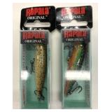2 New Rapala Original F-7 Floating Lures
