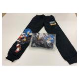 2 New Pairs Size L/10-12 Sonic Kids Track Pants