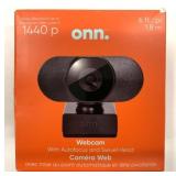 New ONN Webcam Autofocus & Swivel Head