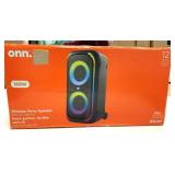 New Onn Bluetooth Wireless Party Speaker
