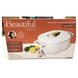 New Beautiful 6QT Enameled Cast Iron Dutch Oven