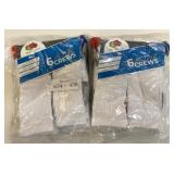 12 New Pairs Boys Crew Socks Size L